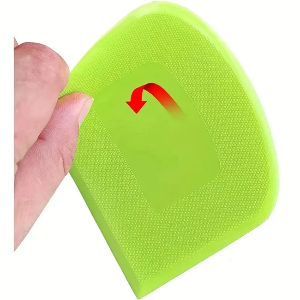 Dough Scraper Food-safe Plastic,Cake Cream Spatula, Dough Knife, Butter Scraper With Plain Smooth Edge, Versatile Baking Tool