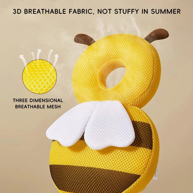 Little Bee Baby Head Protection Pillow Breathable Anti Fall Hat Suitable for Infant Children's Head Back Protector Safe Bibi