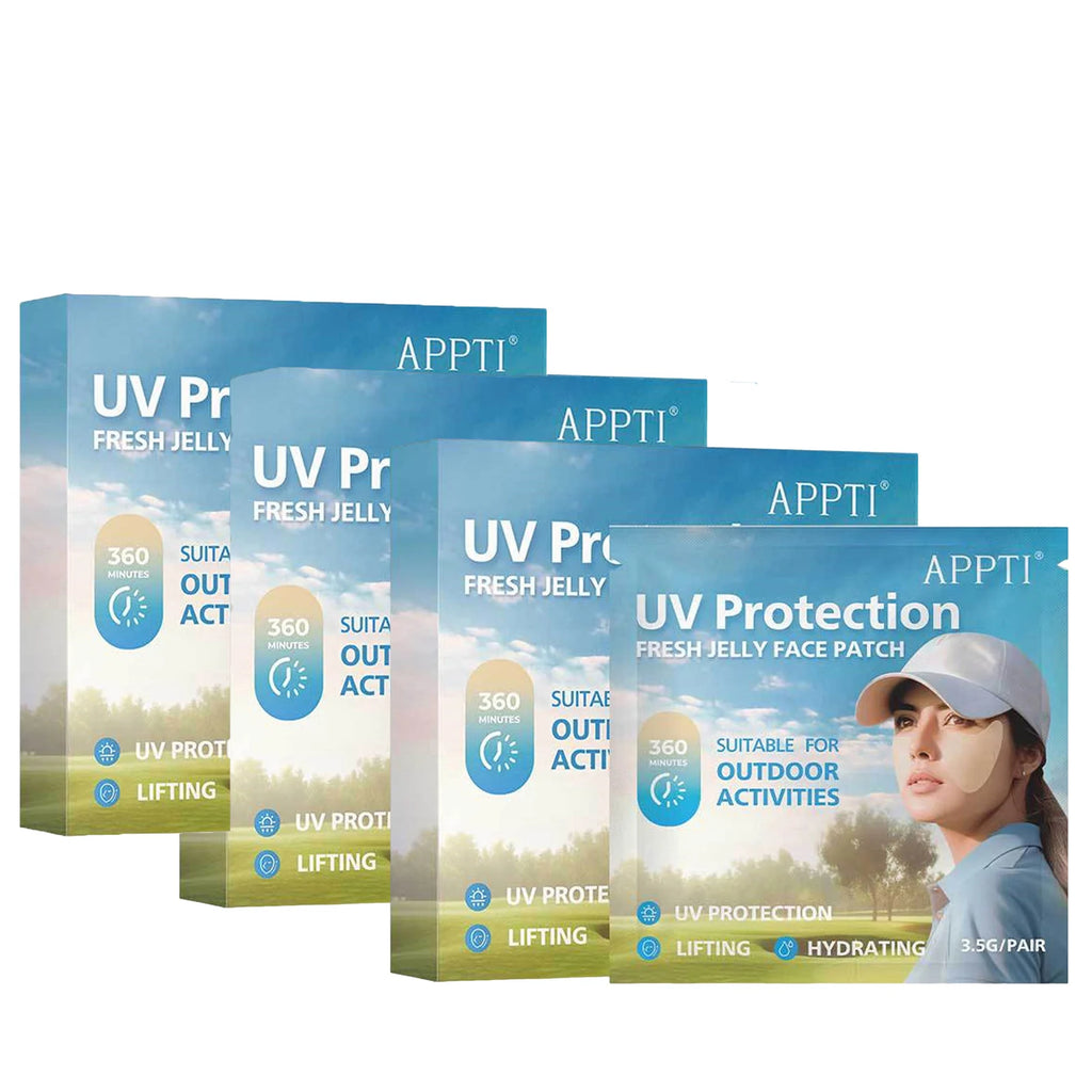5 Pairs Sunscreen Face Patch for Eye Golf Sunscreen Patches Anti-Sweat Moisturizing Sun Protection Stickers for Summer Outdoor