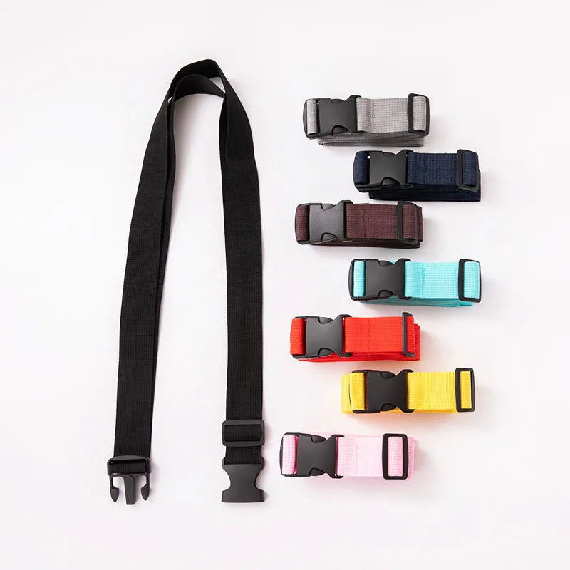 1pc 2m Adjustable Luggage Strap Cross Belt Packing Travel Suitcase Nylon Lock Buckle Strap Baggage Belts Camping Bag Accessories