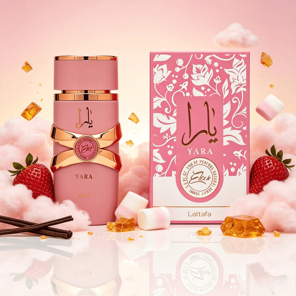 Lattafa Yara Elixir – Fruity, Sweet, Gourmand, Amber – Eau de Parfum Spray Long-Lasting Fragrance for Women, 3.4 Ounce / 100 ml