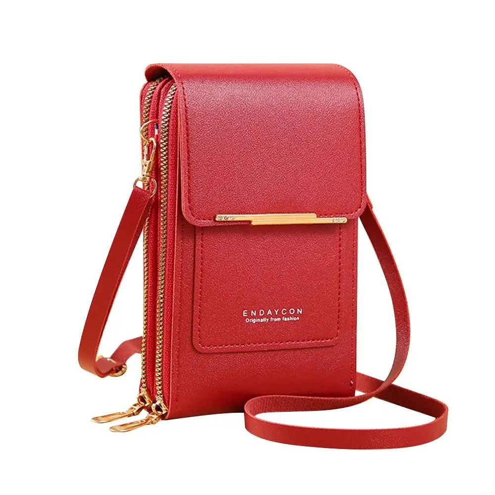 Smartphone Women RFID Handbag Crossbody Bags Touch Screen Phone Bag RFID Anti Theft Purse