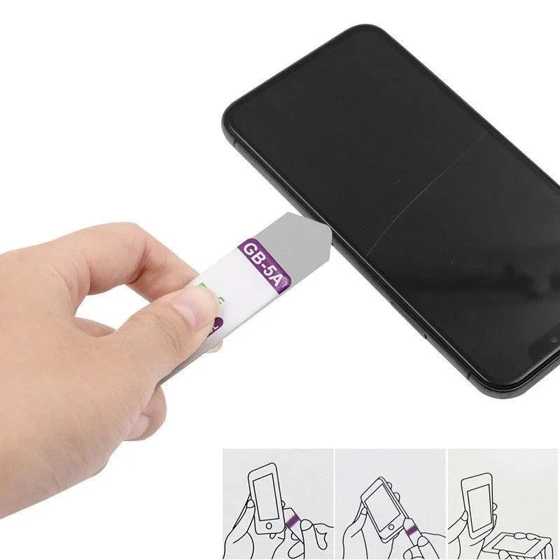 1-6Pcs Metal Flat Soft Blade Crowbar Pry Opener Repair Kit for Mobile Phone Broken Screen Glue Removal Battery Opening Tools