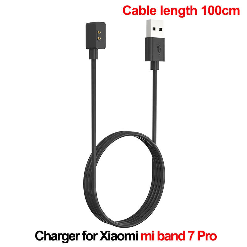 Original Magnetic Cord Charger For Xiaomi Mi Smart Band 7 Pro USB Charging Charger Base For Miband 6 5 4 3 2 Quick Charger Cable