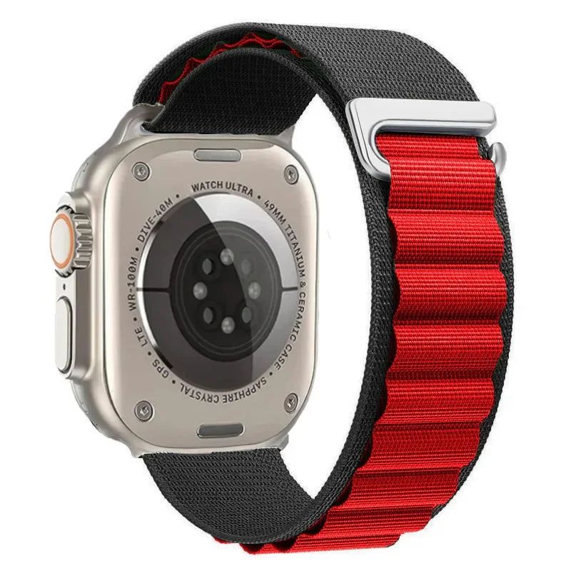 Alpine Loop Strap For Apple Watch Ultra 3 Band 49mm 11 10 9 8 7 46mm 42mm 45mm 41mm Nylon Sport Bracelet iWatch 6 5 SE 44mm Belt