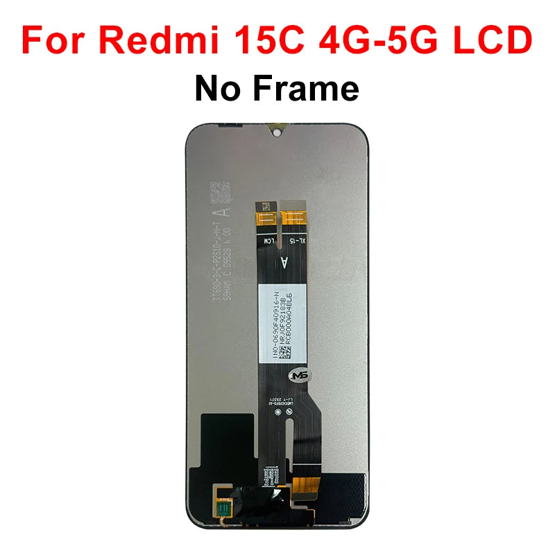 A- IPS For Xiaomi Redmi 12C 22120RN86G 12 LCD 14R 14C Display Touch Screen Digitizer Replace For Redmi 13C LCD 13 Display 15 15C