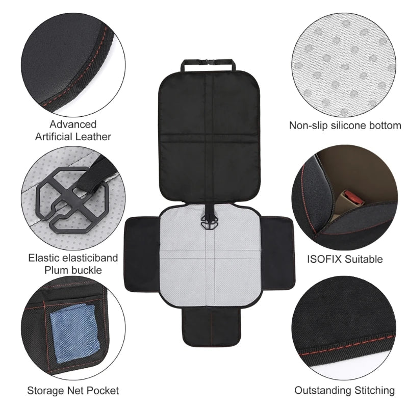Universal Baby Safety Car Seat Liner Dust-proof Non-Slip Children Car Seat Protection Cushion Pad car Seat Insert Protector Mat