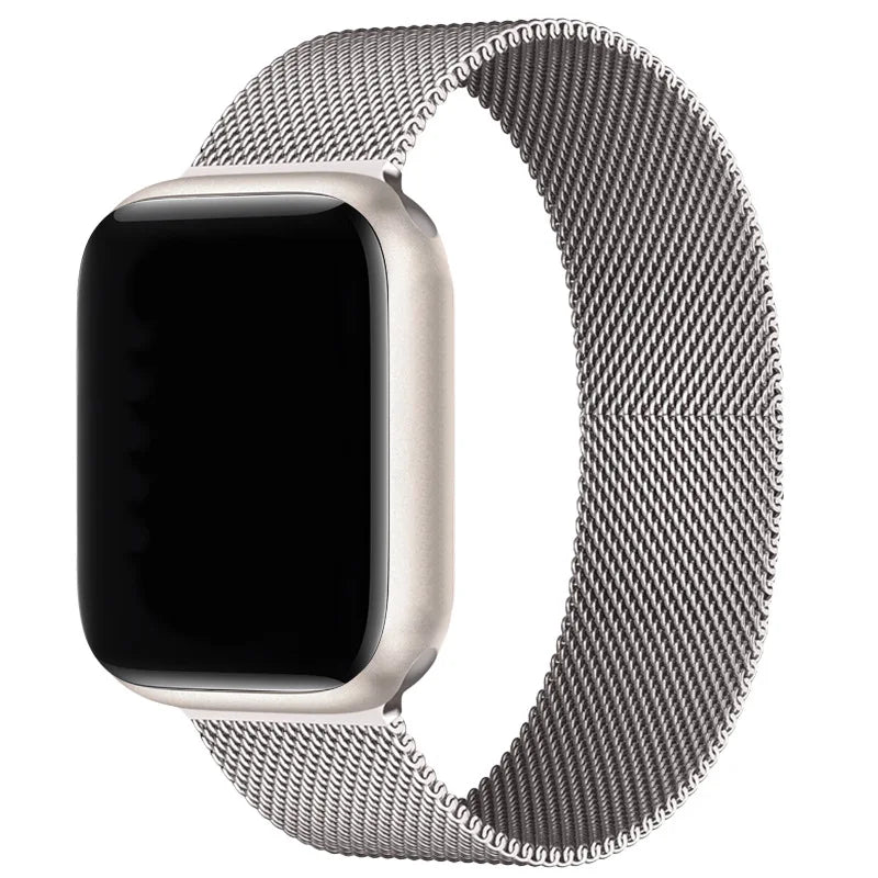 Strap For Apple watch Band 10 46MM 44mm 45mm 41mm 49mm 42mm 40mm 45mm Milanese Loop bracelet iwatch series 9 7 8 4 5 6 SE Ultra2