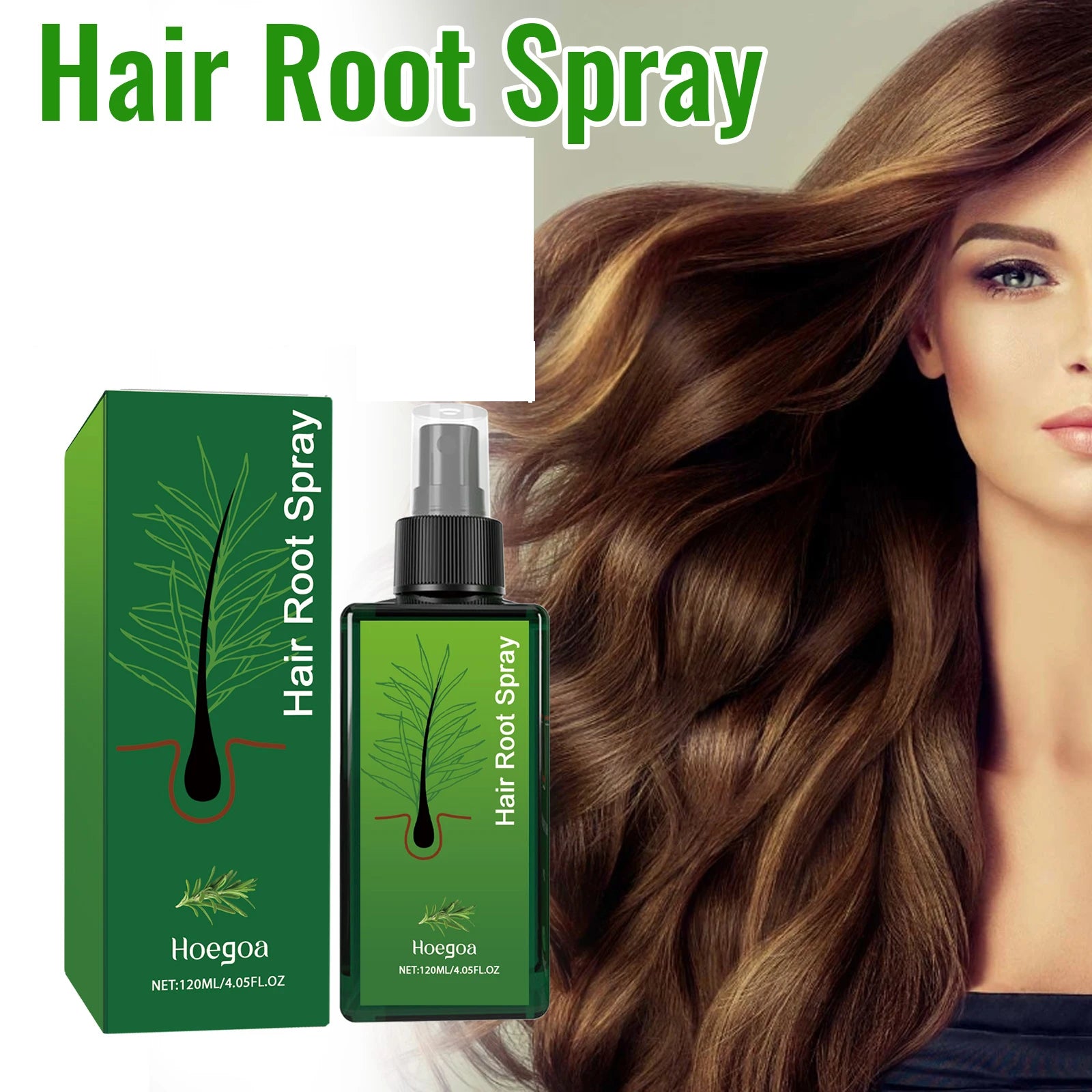 Rosemary Hair Growth Spray - Helps Strengthen Roots, Reduce Hair Loss, Nourish Dry Damaged Hair, Natural Essential Oil Treatment