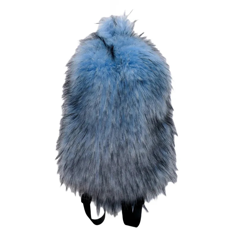 2026 NEW FASHION Y2K Faux Fur FOR Women Backpack Solid Soft Fleece Knapsack Harajuku Style Winter Ladies Bag