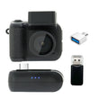 Y4000 Mini Keychain Camera With Screen HD 1080P Portable Retro kids Cam Ultra Compact Pocket DV Video Recorder With Flash Lamp
