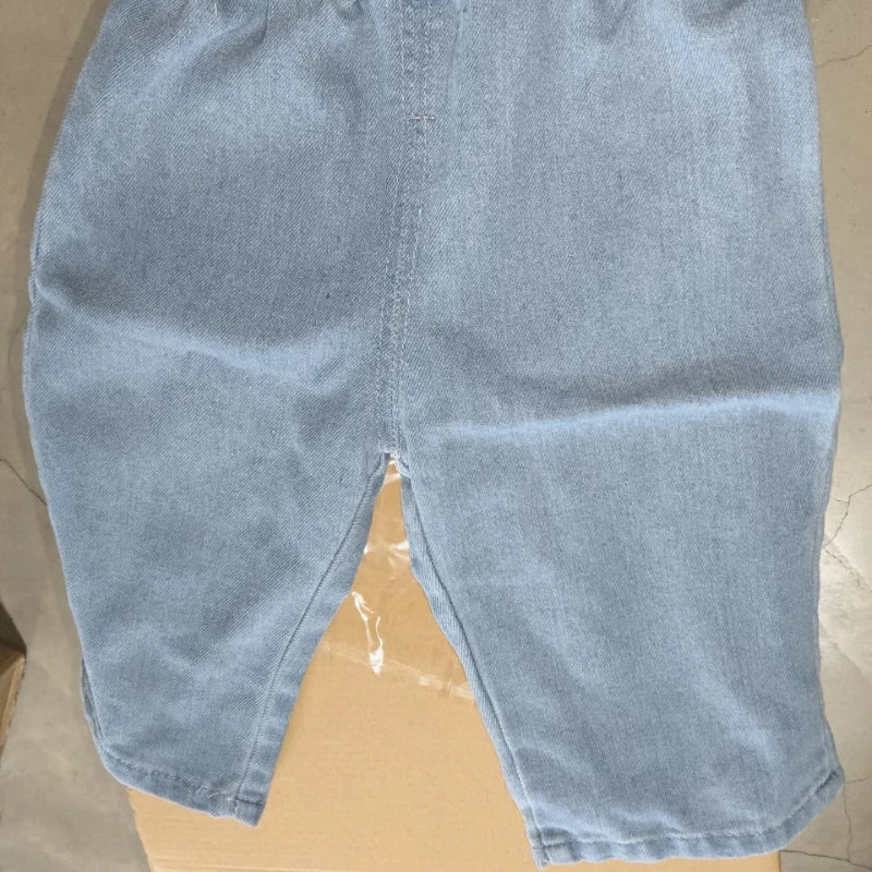 Summer Baby Denim Pants 2025 New Fashion Children Casual Soft Blue Jeans Loose Trousers Boys Girls Kids Clothes