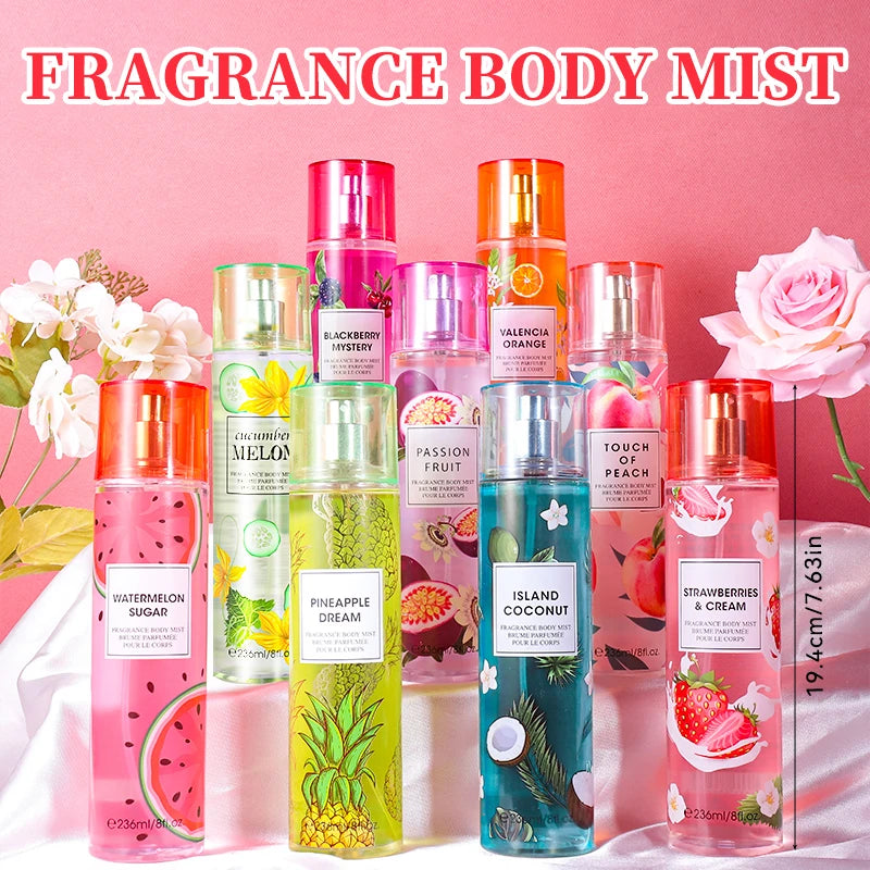 8 Fl.oz/236ml Hair & Body Mist for Women, Floral Fragrance Mist, Fresh Body Spray, Long-Lasting Perfume, Perfect for Daily Use