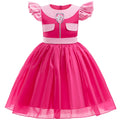 Disguise Cartoon Dog Leader Outfit Girls Skye Princess Dress For Children Carnival Halloween Birthday Party Performance Dress Up