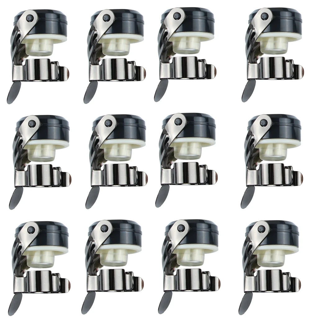 Champagne&Wine Bottle Stoppers Stainless Steel with Food Grade Silicone Leak Proof Keep Fresh Reusable Saver Prosecco Sparkling