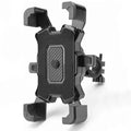 360° Rotatable Bike Phone Mount Universal Handlebar Phone Cradle Shockproof Phone Holder Compatible with 4–7 Inch Smartphones