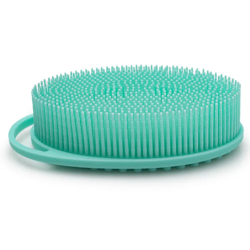 Exfoliating Silicone Body Scrubber Easy to Clean, Lathers Well, Long Lasting, And More Hygienic Than Traditional Loofah