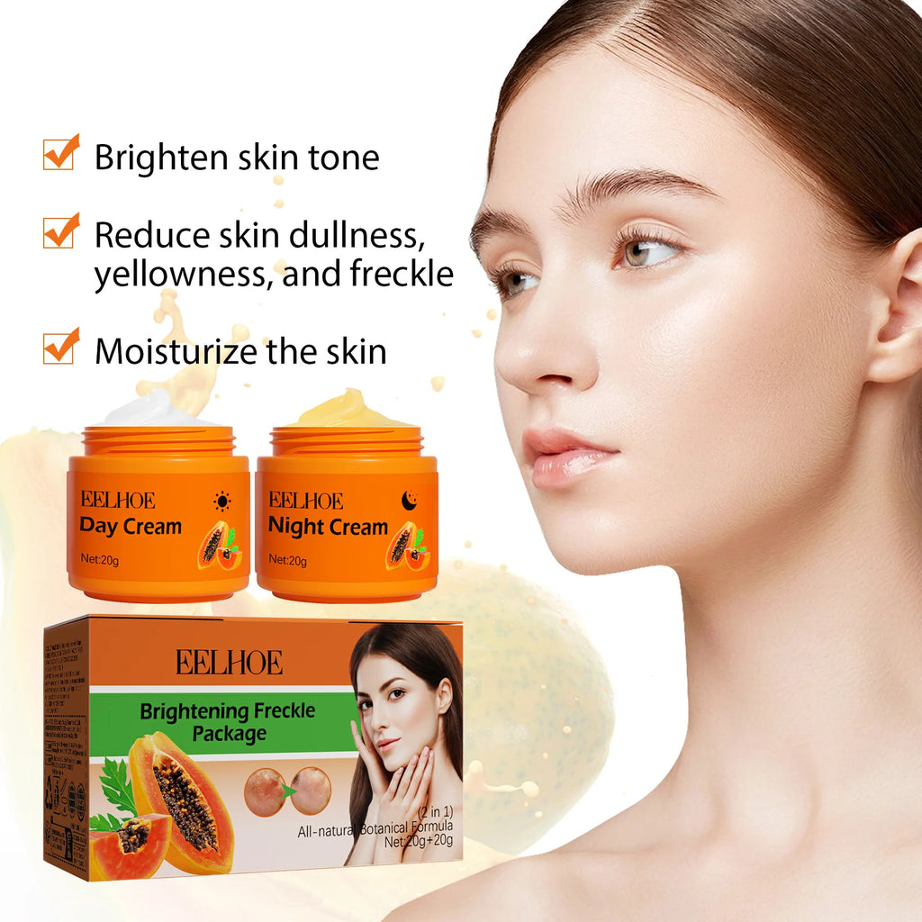 Papaya Brightening Cream, Dark Spot Care & Even Tone Moisturizer, Daily Nourishing Face Cream