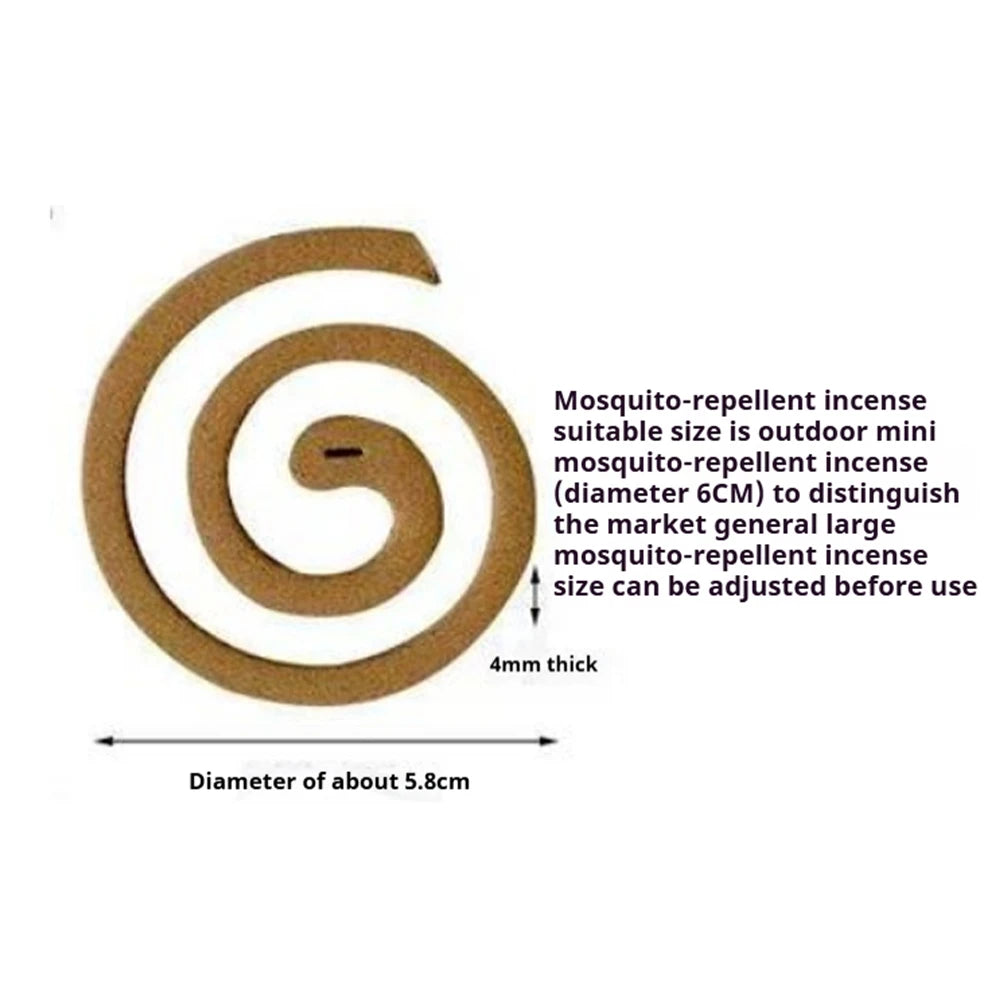 Mosquito Coil Bracket Silicone Mosquito Coil Hanger Portable Mosquito Coil Holder Burner Anti Scald for Camping Hiking