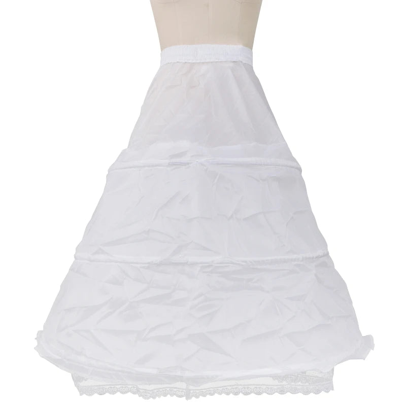Petticoat Crinoline Slips Hoop Skirt Vintage Underskirt for Gown Dress