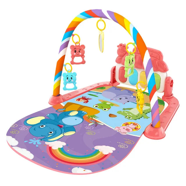 New Baby Activity Fitness Gym Rack 0-1 Year Old Newborn Educational Music Pedal Piano Toddler Toy Gift Mother and Child Supplies