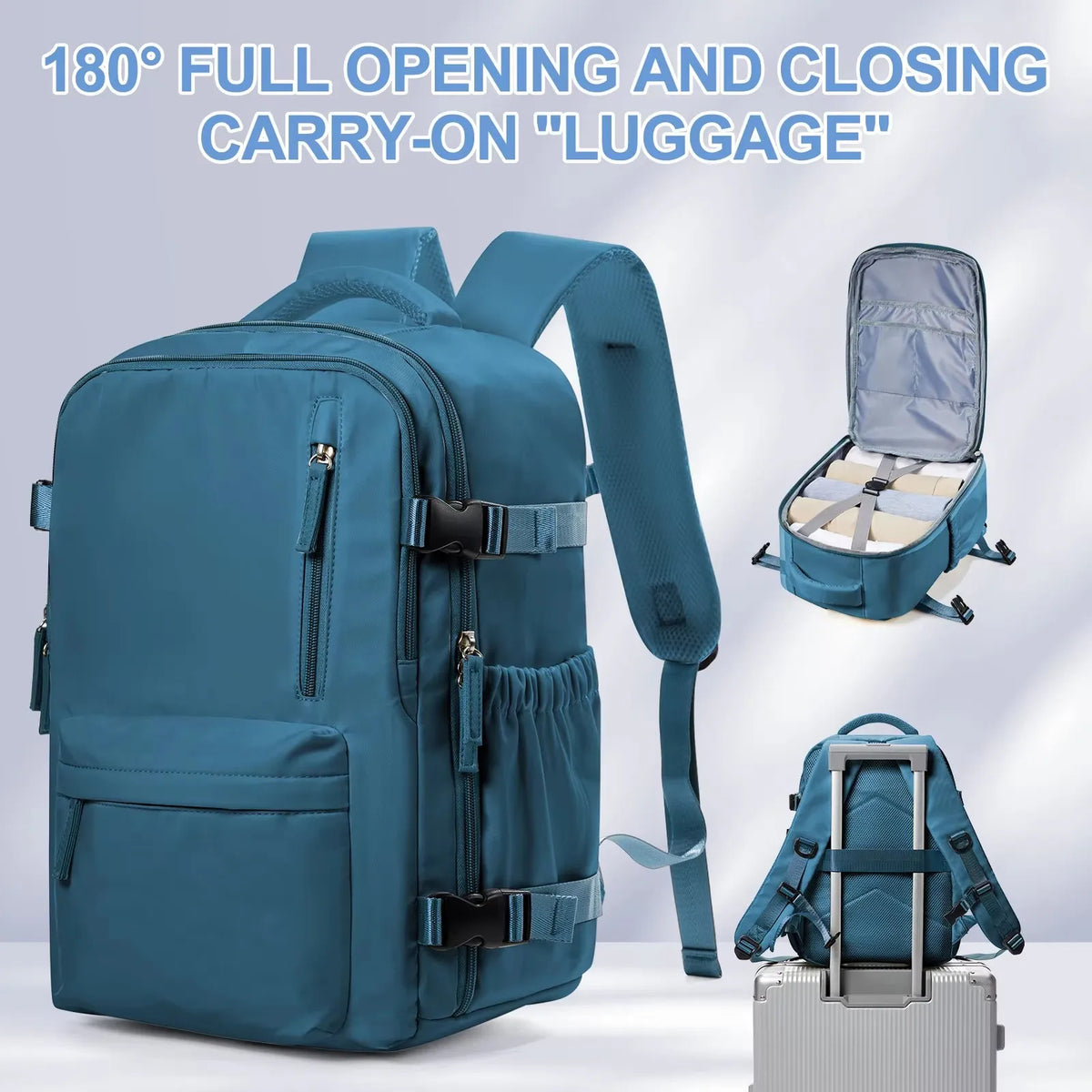 High Quality Nylon Fashion Travel Backpack Women Large Capacity Cabin Backpacks for Ryanair Business Laptop Backpack Men Bag
