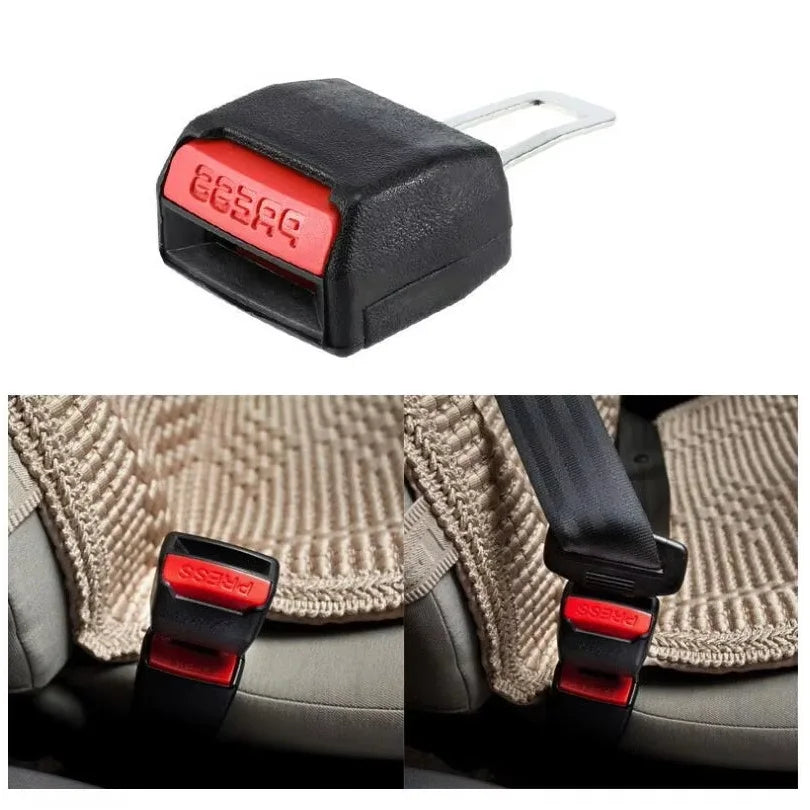 1/2PCS Car Seat Belt Clip Extension Plug Safety Seat Lock Buckle Seatbelt Clip Extender Converter Baby Car Seat Accessories
