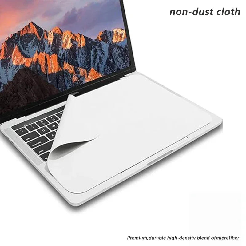 Laptop Protective Film Microfiber Dustproof Palm Keyboard Blanket Cover NotebookLaptop Screen Cloth MacBook Pro 13/14/15/16 lnch