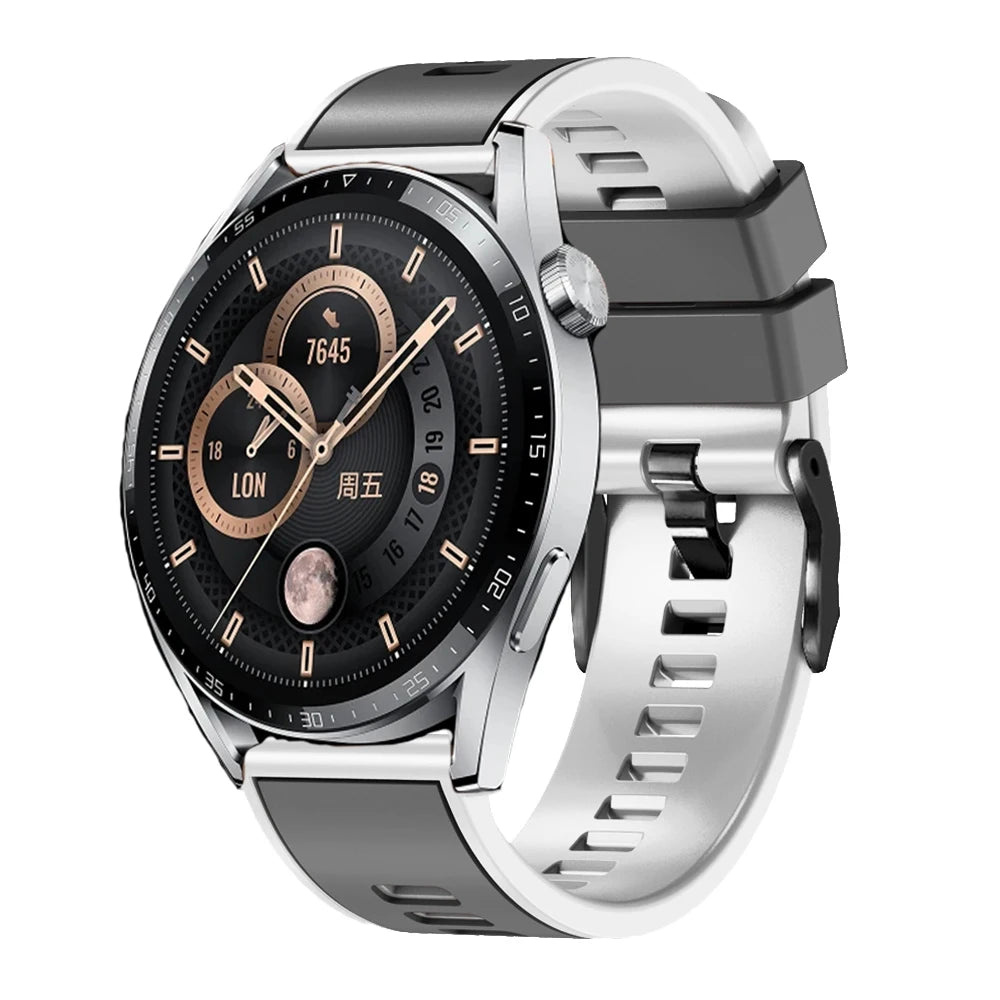 22mm Smart Watch Band Belt For Huawei Watch GT 4 46mm Strap Wristband GT 3 2 GT3 GT2 Pro 46mm Silicone Watchband Bracelet Correa