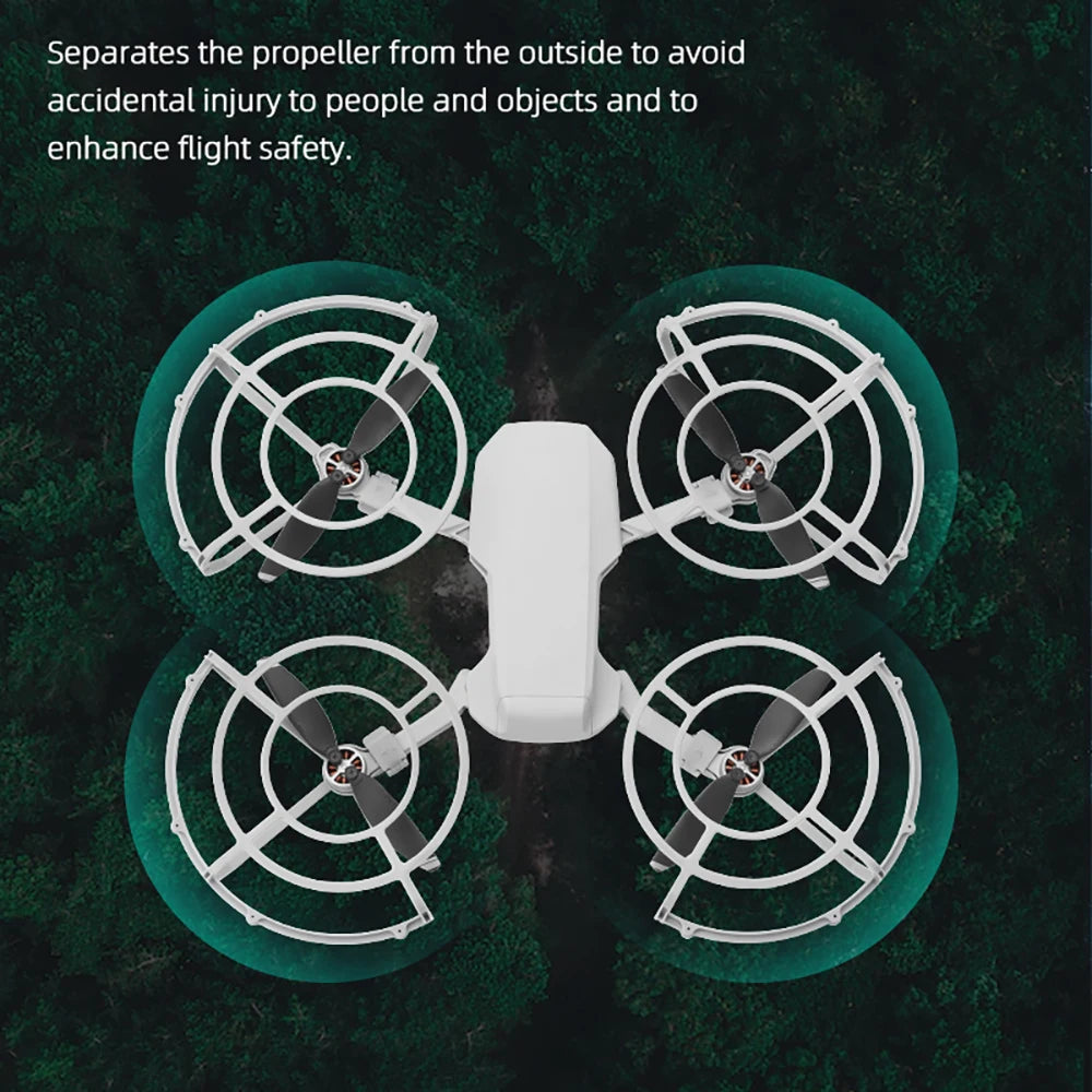 BRDRC Propeller Guard for DJI Mini 4K/Mavic Mini 1/2/SE Propeller Protector Props Wing Fan Cover Removable Cage Drone Accessory