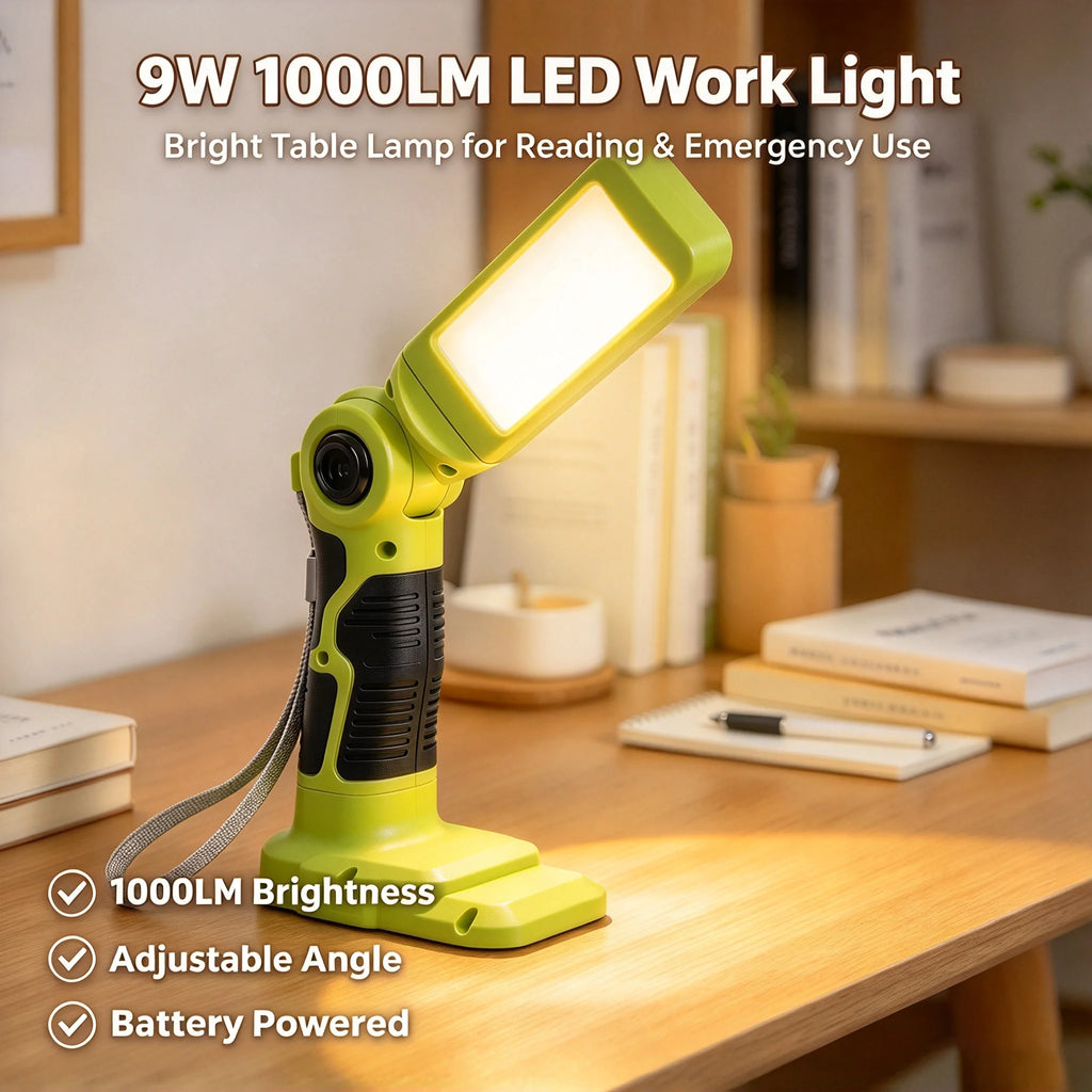LED Working Lights For Ryobi 14.4V 18V Lithium Nickel One+ Battery P108 P104 Alarm Flashlight Electric Torch Spotlight Car Lamp