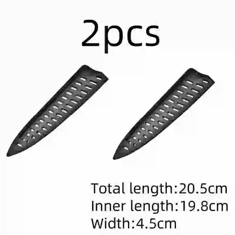 Kitchen Knife Sheath Black Plastic Knife Covers Knife Blade Protector Cover Guards Case Kitchen Accessories кухонні аксесуари
