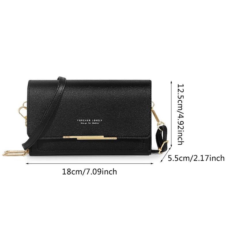 1PC Retro Fashion PU Leather Women Shoulder Bags Ladies Large-capacity Wallet Cross Body Handbag Messenger Bag Luggage Bags