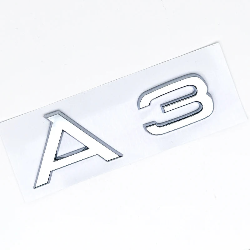 Apply to Car Trunk Sticker 3D ABS 2.0 2.5 3.0 4.0 5.0TDI 30 35 40 45 50 55 TFSI TDI For A1 A3 A4 A5 A6 A7 A8 Q2 Q3 Q5 Q7