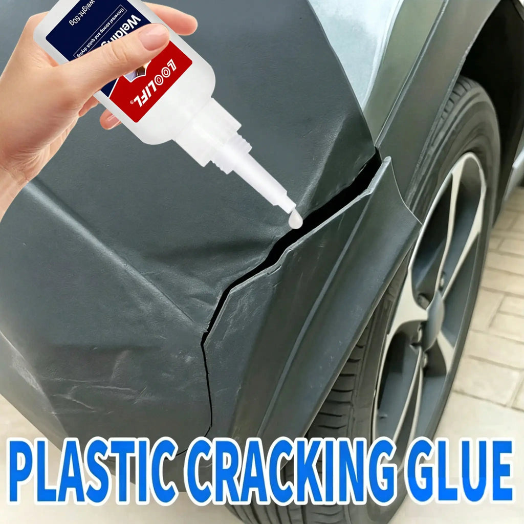 6 Pack 50g LOOLIFL Oily Welding Super Glue Fast Curing Waterproof Flexible Repair Glue for Bike Motorcycle Tire Archery Carbon Arrow Metal Plastic Leather Crafts