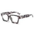 Retro Square Concave Anti-blue Light Glasses, European And American Fashionable Texture Thick-rimmed Eyeglass Frames 8539