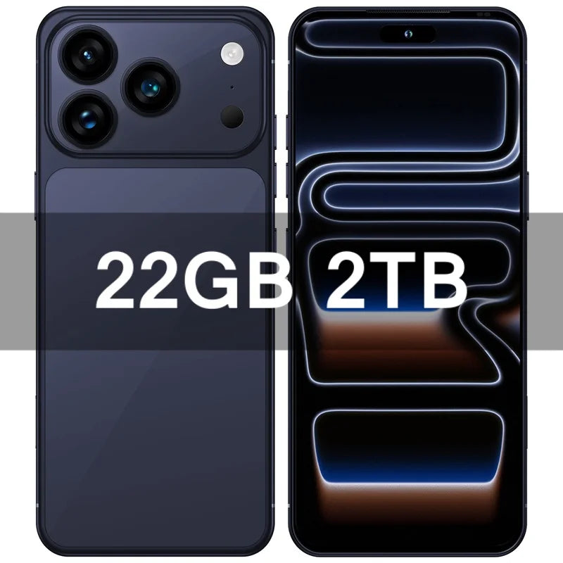 2026 HOT i17 ProMax NEW intelligent 5G standby original dual card dual battery 14 system global Android version 8000mAh JJ6