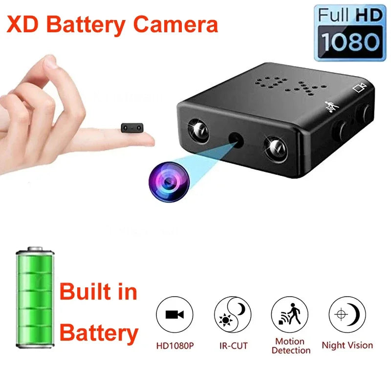 Mini Camera Full HD 1080P Surveillance No Wifi Home Camcorder Night Vision Micro Cam Motion Detection Video Voice Recorder Meet