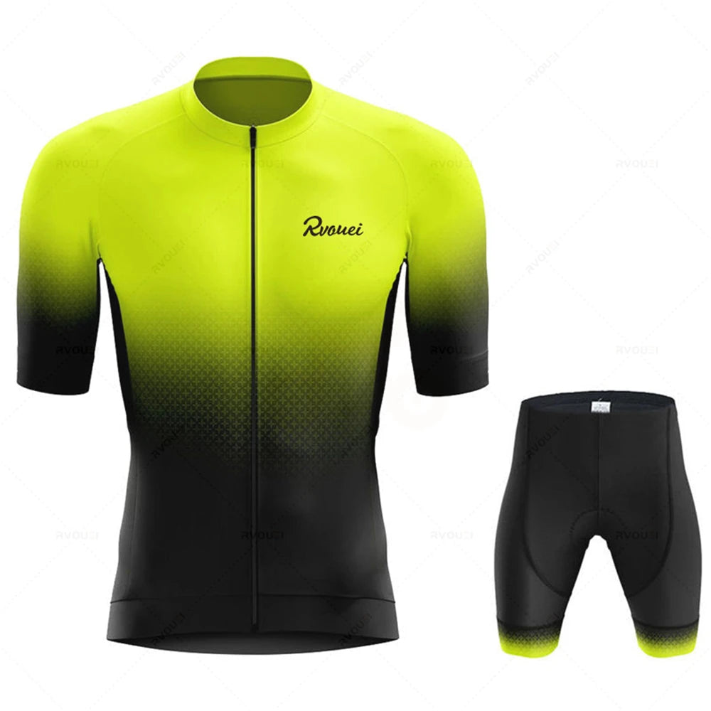 Cycling Jersey 2026 Pro Team Rvouei Men Bicicleta Set Racing Bicycle Clothing Suit Breathable Mountain Bike Clothes Sportwears