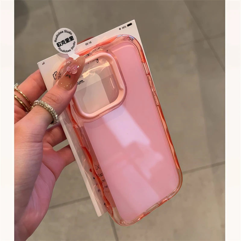 Luxury Jelly Candy Shockproof Case for iPhone 17 Air 16 15 14 Plus 13 12 11 Pro Max Soft Hit Color Bumper Armor Aesthetic Cover