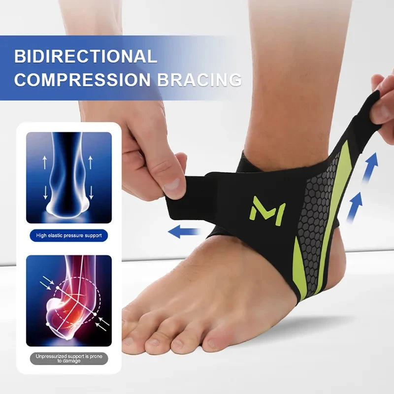 1Pc Thin Breathable Ankle Support Brace Pressurized Fixation Sports Ankle Protector Prevent Sprain Tendon Joint Injury Cover