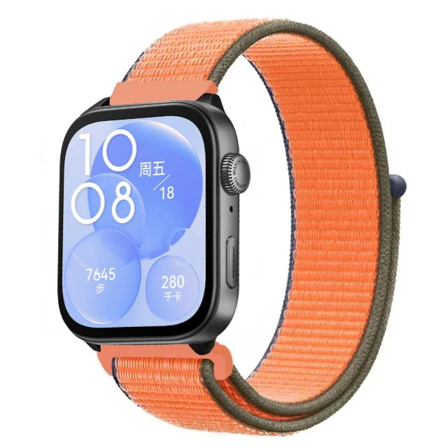 Nylon Loop Strap For Huawei Watch Fit 5/4/3 Sport Breathable Replacement Bracelet Wristband Huawei Watch Fit 4 5 Pro Accessories