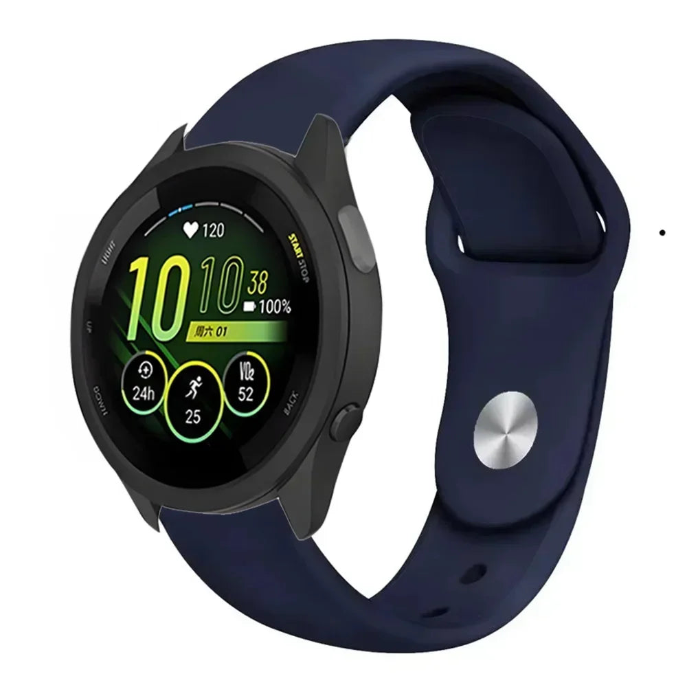 18/20/22mm Soft Silicone Strap For Gramin Forerunner 55 165 645 965 255/265 bracelet Accessories Wristband Garmin Venu 3S Correa