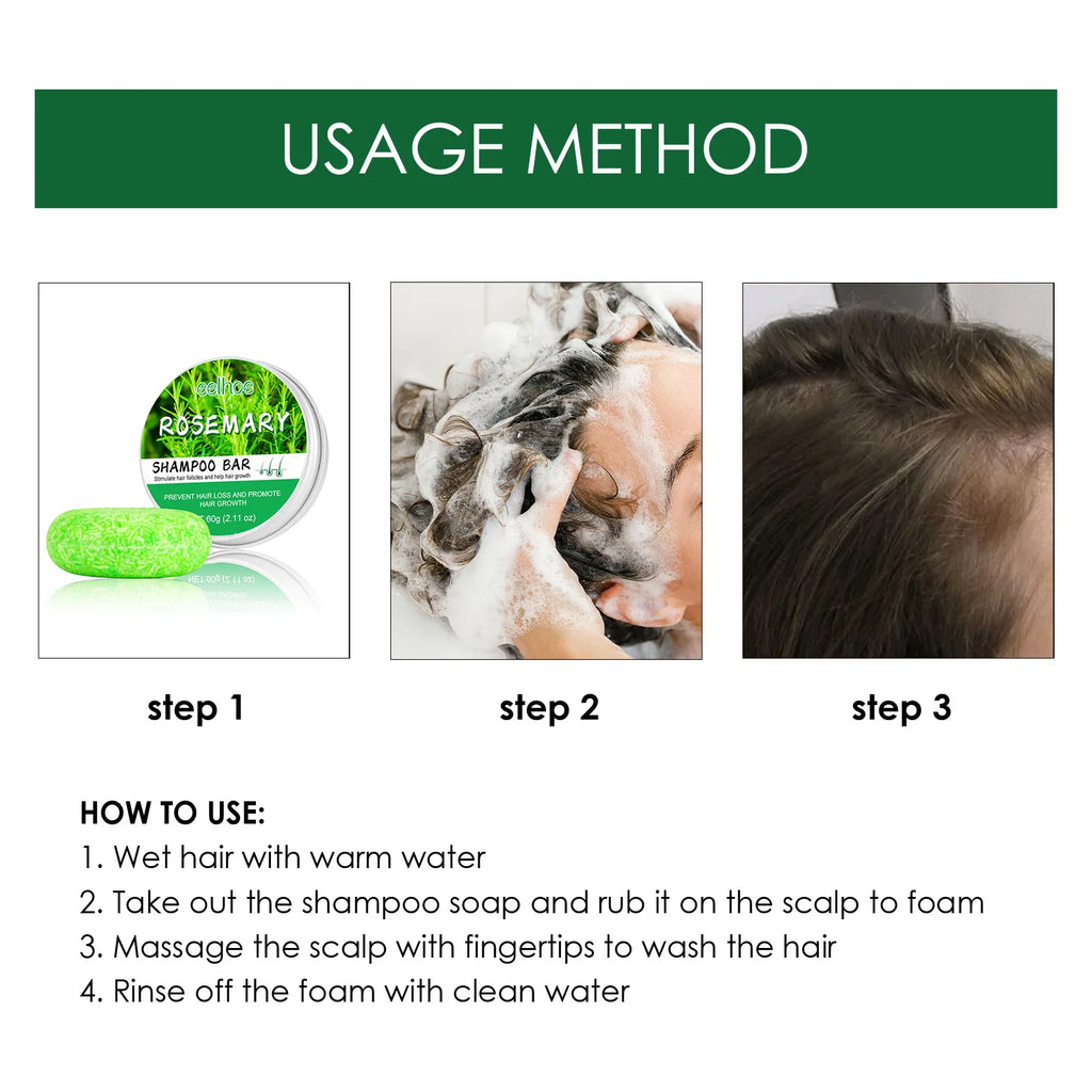 Anti Itching Hair Soap Preventing Hairs Loss Baldness Scalp Treatment Cleaning Repairing Nourishing Fast Hair Growth Shampoo Bar