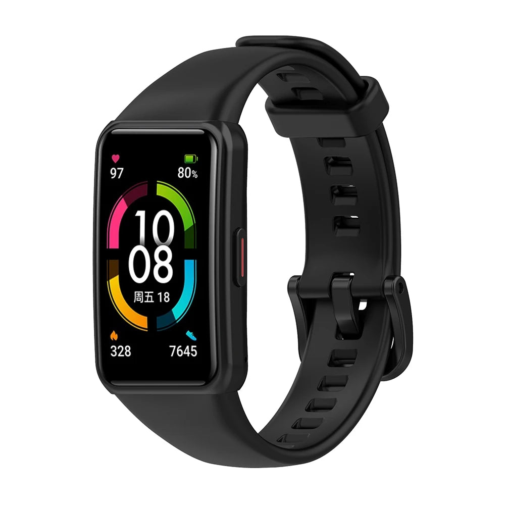 Silicone Strap For Huawei Band 6 Smart Bracelet Wristband for Honor Band 6/Honor Band 7