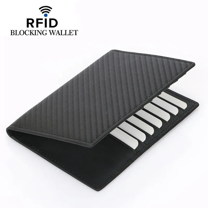 New Card Bag Genuine Leather Bank Large Capacity Rfid Anti-theft Multiple Card Slots Men and Women Wallets