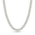 Kanolan GRA Certified Moissanite Tennis Necklace D VVS1 2/3/4/5/6.5mm 925 Sterling Silver Wedding Tennis Necklaces for Women Man