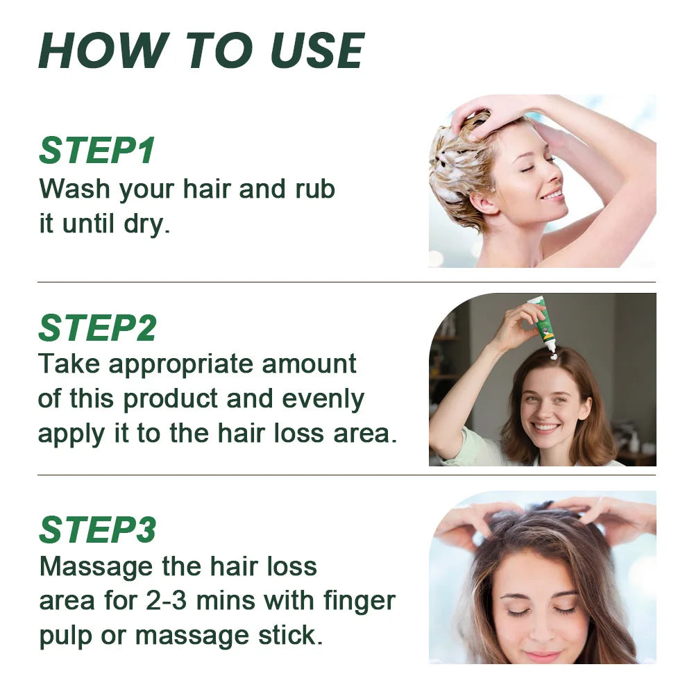 8 Days Fast Hair Growth Cream Anti Hair Loss Prevent Baldness Scalp Treatment Repair Roots Beauty Health Hair Care For Men Women