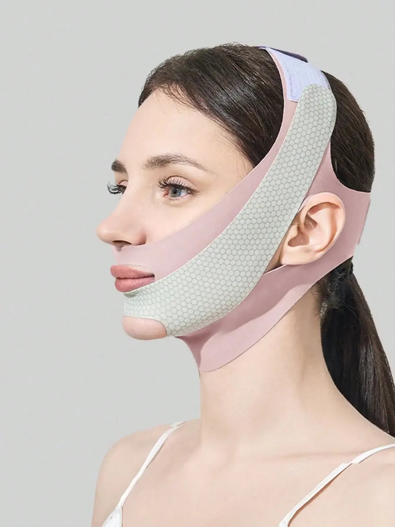 2026 1pc Women's Face Mask, Facial Bandage, Sleep Mask, Suitable For Daily Wear