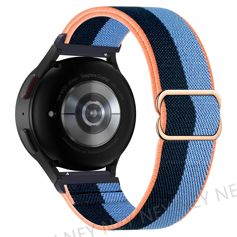 Shiny Pride Band For Samsung Galaxy Watch 6-7-4-5 pro-4 classic-Active 2 Elastic bracelet huawei watch gt 2 gt2 20mm 22mm Strap